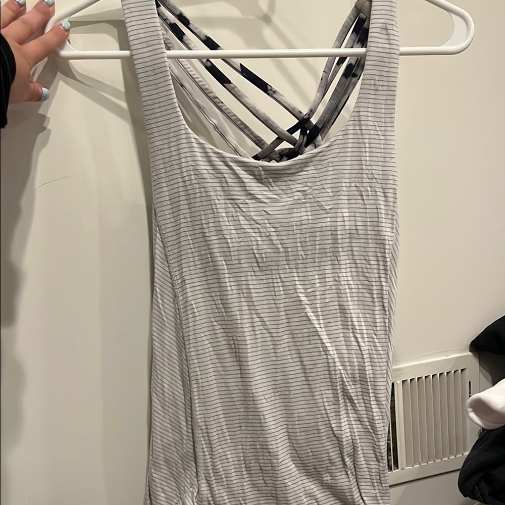 Lululemon vintage tank with bra